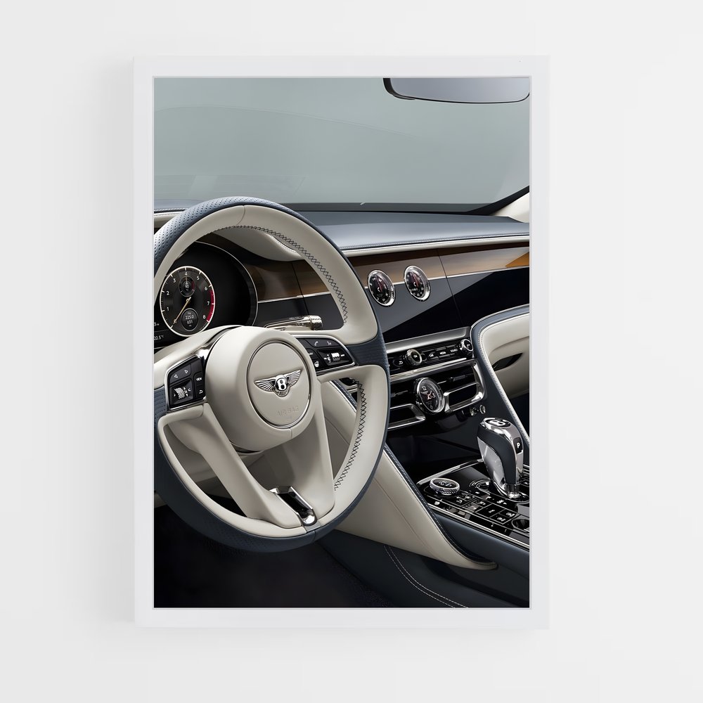 Poster Intérieur Jaguar – affiche Bentley (vue 3)
